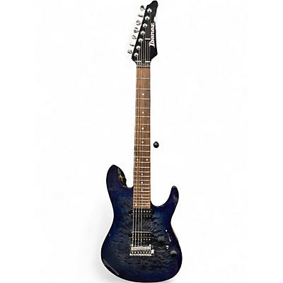 Used Ibanez AZ427P2QM Premium Twilight Blue Burst Solid Body Electric Guitar