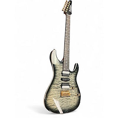 Used Ibanez AZ47P1QM BLACK ICE BURST Solid Body Electric Guitar