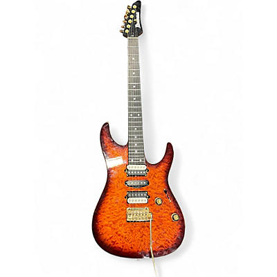 Used Ibanez AZ47P1QM Dragon Eye Burst Solid Body Electric Guitar