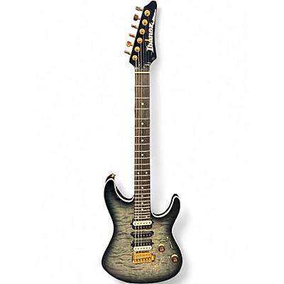 Used Ibanez AZ47P1QM Ice Blue Metallic Solid Body Electric Guitar