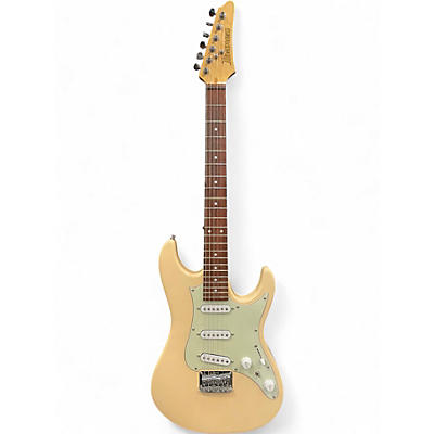 Used Ibanez AZES31 Cream Solid Body Electric Guitar