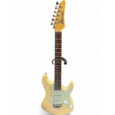Used Ibanez AZES31 Cream Solid Body Electric Guitar