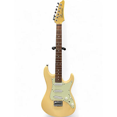 Used Ibanez AZES31 Yellow Solid Body Electric Guitar