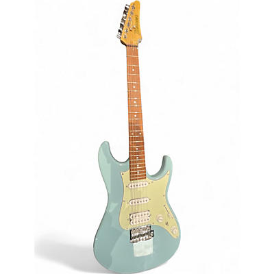 Used Ibanez AZES40 Blue Solid Body Electric Guitar