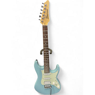 Used Ibanez AZES40 Blue Solid Body Electric Guitar