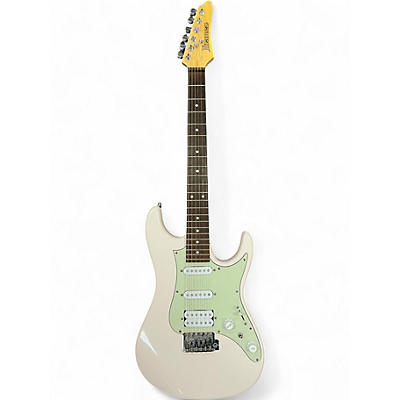 Used Ibanez AZES40 Cream Solid Body Electric Guitar