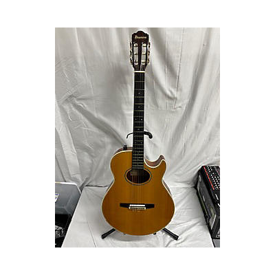 Ibanez Used Ibanez Ae450 Vinatge Natural Classical Acoustic Electric Guitar