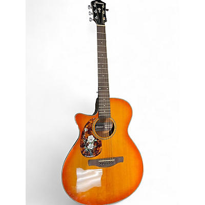 Used Ibanez Aeg58L Violin Burst Acoustic Guitar