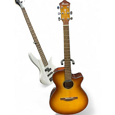 Used Ibanez Aeg70 2 Color Sunburst Acoustic Electric Guitar