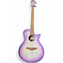 Used Ibanez Aeg70-ph Purple iris burst Acoustic Electric Guitar Purple iris burst