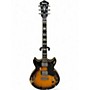 Used Ibanez Amv100fmd-ysl-12-01 Vintage Sunburst Hollow Body Electric Guitar Vintage Sunburst