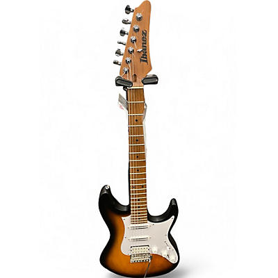 Used Ibanez Andy Timmons ATZ10P Matte Sunburst Solid Body Electric Guitar