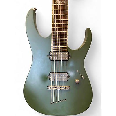 Used Ibanez Apex2 Munky Signature 7 String Green Solid Body Electric Guitar