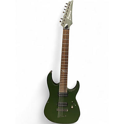 Used Ibanez Apex2 Munky Signature 7 String army green Solid Body Electric Guitar