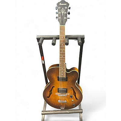 Used Ibanez Artcore AF55 Faded Tobacco Hollow Body Electric Guitar