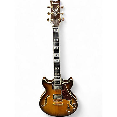 Used Ibanez Artstar AM153FM Brown Sunburst Hollow Body Electric Guitar