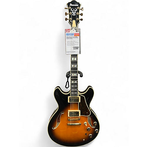 Used Ibanez Artstar AS2000 Brown Sunburst Hollow Body Electric Guitar Brown Sunburst
