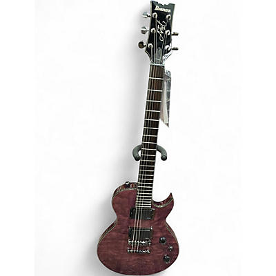 Used Ibanez Arz800 trans deep purple Solid Body Electric Guitar