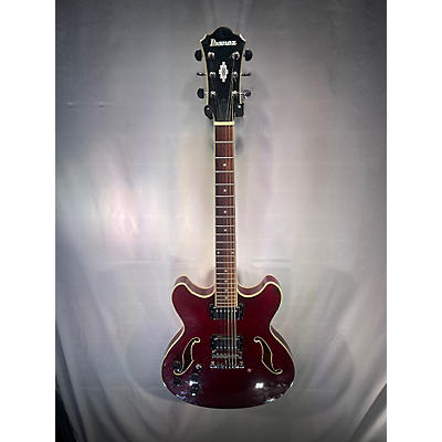 Ibanez Used Ibanez As73l Cherry Hollow Body Electric Guitar