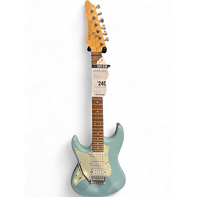 Used Ibanez Az series lefty Blue Electric Guitar