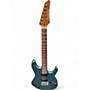 Used Ibanez Az24s2 Metallic Blue Solid Body Electric Guitar Metallic Blue