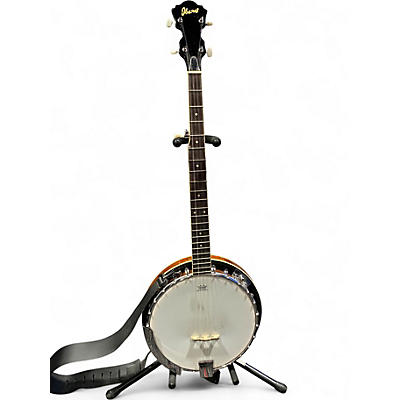 Used Ibanez B50 5 String Brown Banjo