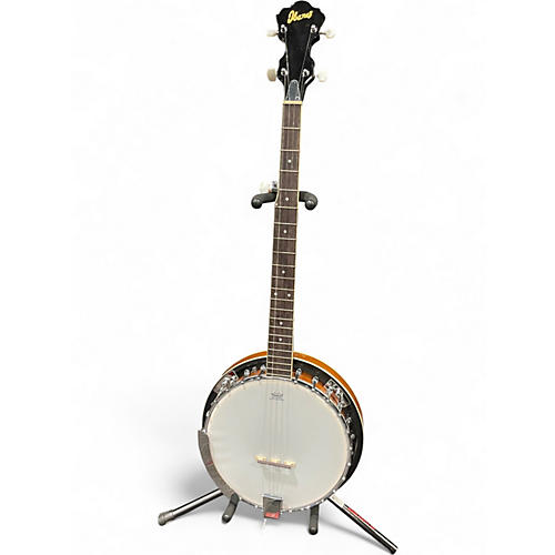 Used Ibanez B50 5 String Natural Banjo Natural
