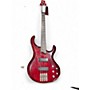Used Ibanez BTB 400 QM-TRANS RED Electric Bass Guitar QM-TRANS RED