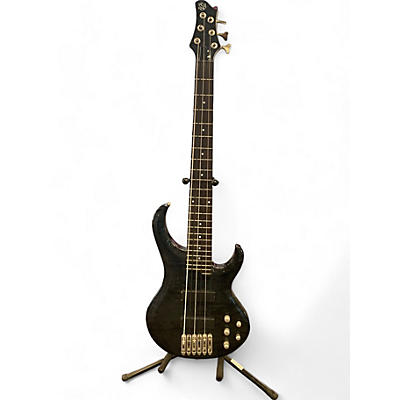 Ibanez Used Ibanez BTB 406 QM Trans Black Electric Bass Guitar