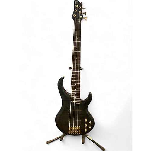 Ibanez Used Ibanez BTB 406 QM Trans Black Electric Bass Guitar Trans Black