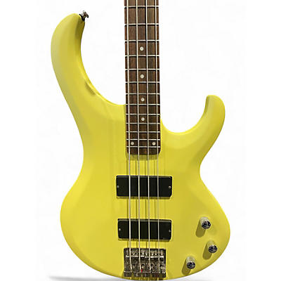 Used Ibanez BTB07LTD Satin Yellow Electric Bass Guitar