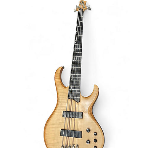 Used Ibanez BTB1405E 5 String Natural Electric Bass Guitar Natural