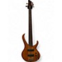 Used Ibanez BTB1405E Premium 5 String Vintage Natural Flat Electric Bass Guitar Vintage Natural Flat