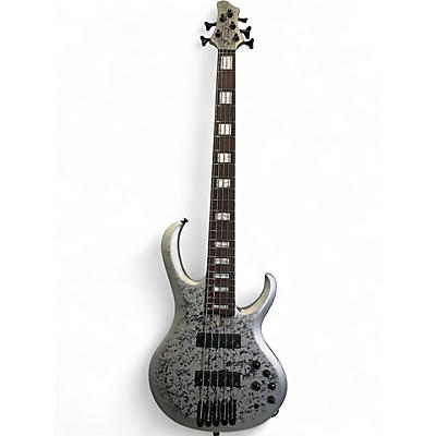 Used Ibanez BTB25TH5 Silver Electric Bass Guitar