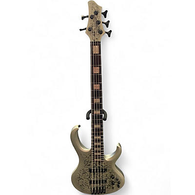 Used Ibanez BTB25TH5 Silver Electric Bass Guitar