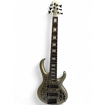 Used Ibanez BTB25TH6 Gray Electric Bass Guitar