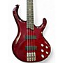 Used Ibanez BTB400 Trans Crimson Red Electric Bass Guitar Trans Crimson Red