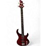 Used Ibanez BTB400QM Amber Electric Bass Guitar Amber