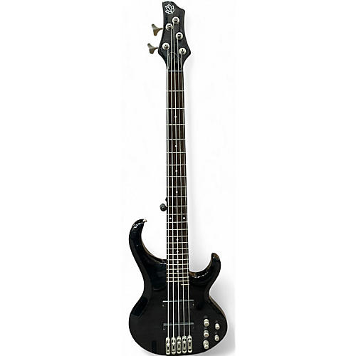 Ibanez Used Ibanez BTB405e 5 String Trans Black Electric Bass Guitar Trans Black