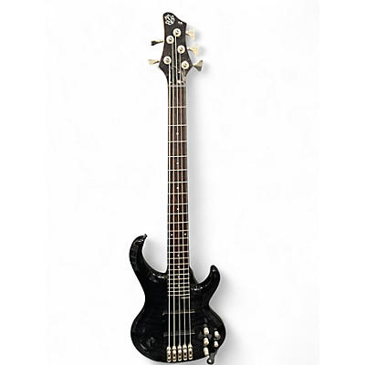 Used Ibanez BTB405e 5 String Trans Black Electric Bass Guitar
