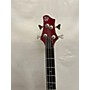 Used Ibanez Used Ibanez BTB450QM Transparent Red Electric Bass Guitar Transparent Red