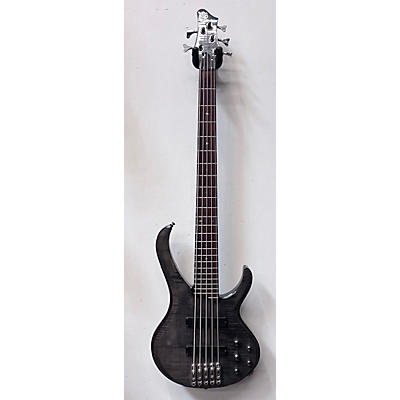 Ibanez Used Ibanez BTB575FM Trans Gray Electric Bass Guitar