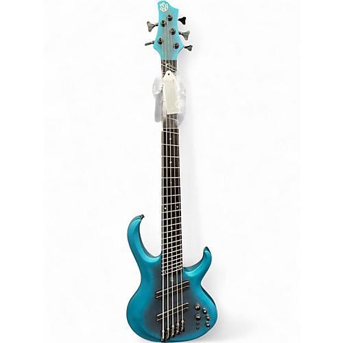 Used Ibanez BTB605MS Cerulean Burst Electric Bass Guitar Cerulean Burst