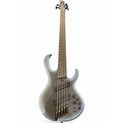 Used Ibanez BTB605MS  Midnight Artic Ocean Matte Electric Bass Guitar