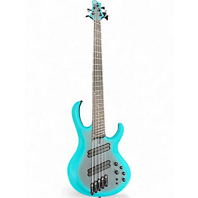 Used Ibanez BTB605MS Ocean Turquoise Electric Bass Guitar