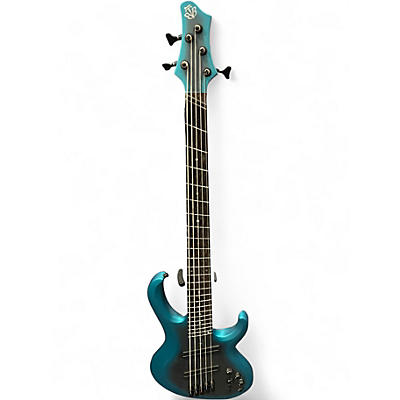 Used Ibanez BTB605MS TEAL Electric Bass Guitar
