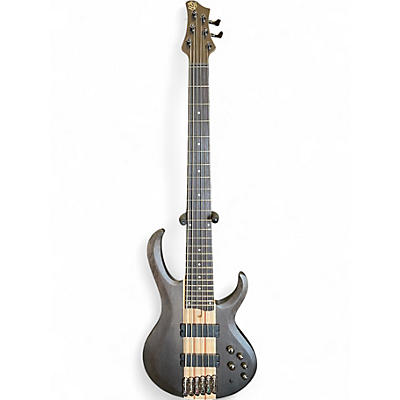 Used Ibanez BTB606 IP-01 Trans Gray Electric Bass Guitar