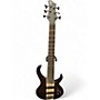 Used Ibanez BTB606 Transparent Gray Flat Electric Bass Guitar Transparent Gray Flat