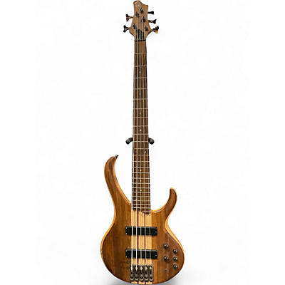 Used Ibanez BTB675 5 String Natural Electric Bass Guitar