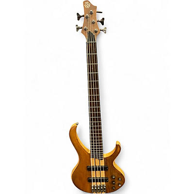 Used Ibanez BTB675 5 String Natural Electric Bass Guitar